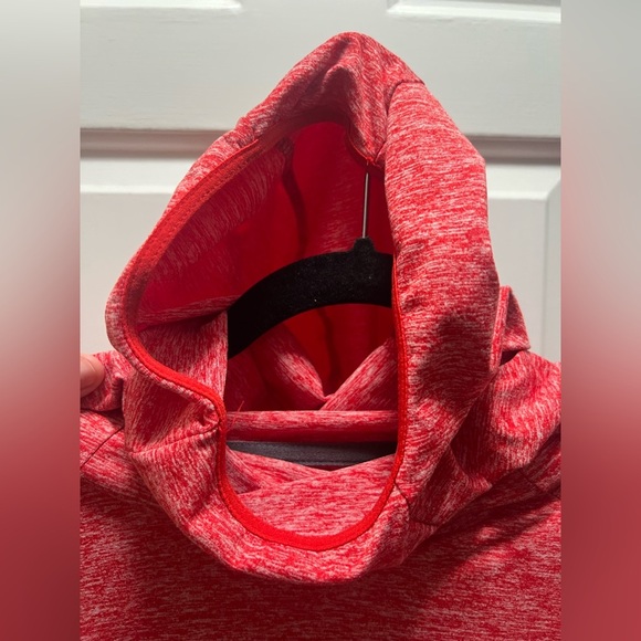 Nike Women's Red Heathered Long Sleeve Dri Fit Running Shirt Size Large - Picture 6 of 6